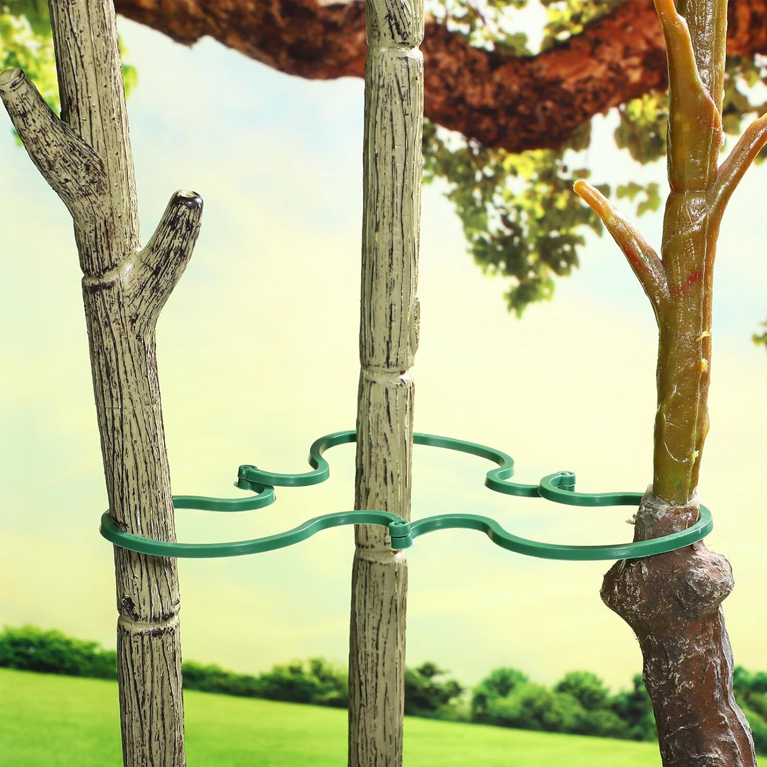 POPETPOP 100Pcs Plant Support Clips Gardening Buckle Buckles for Securing Plants Garden Clips for Tomatoes image number 1