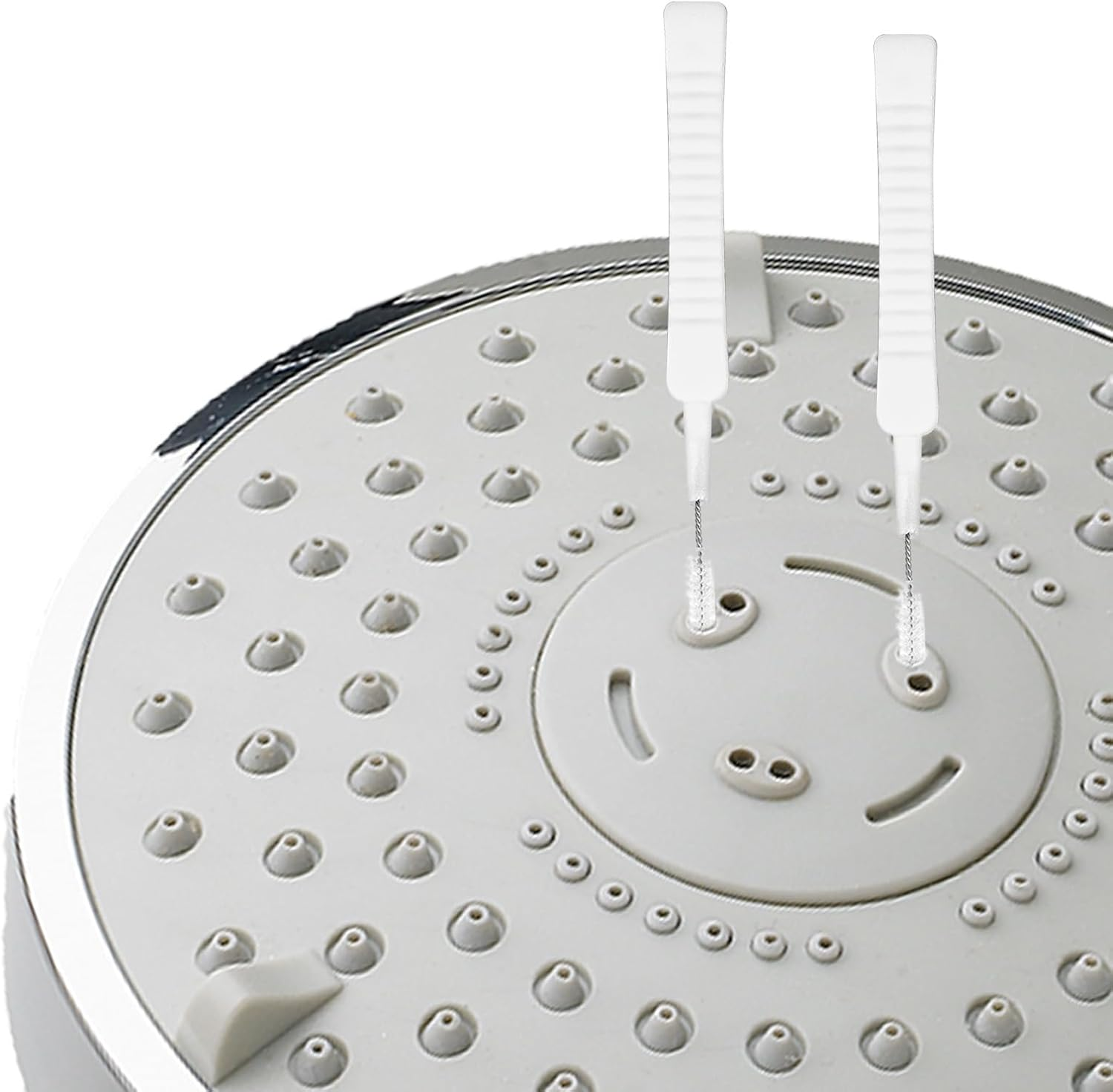 Shower Head Cleaning Kit, 2-In-1 Nozzle Cleaner Tool with Multi-Size Brushes & Stainless Steel Picks for Bathroom Faucet Sink 3D Printer Accessories