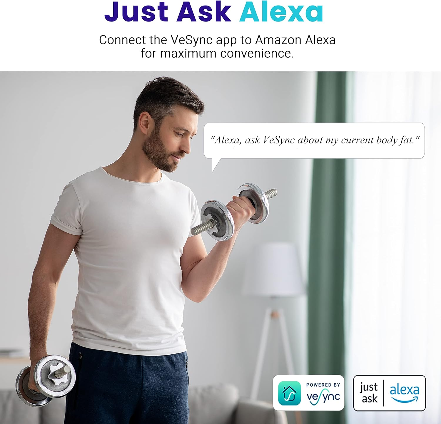 Etekcity Smart Wifi Scale for Body Weight, Black image number 2