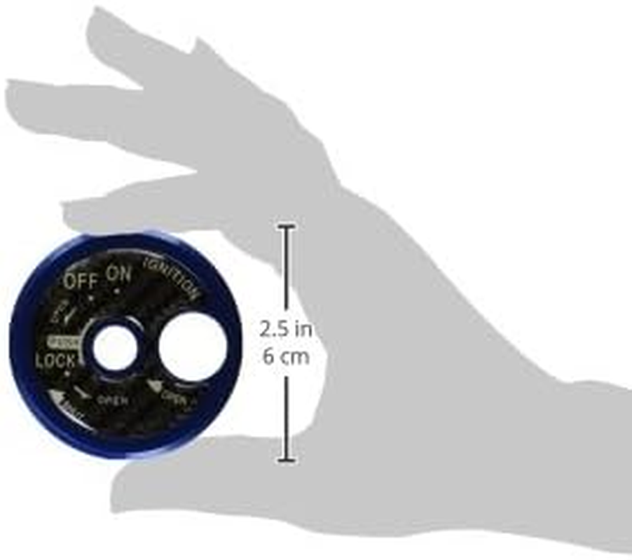 Kijima (Kijima) Key Cylinder Cover CNC Blue Cygnus X-FI (28S / 1YP) 208-3089 image number 1