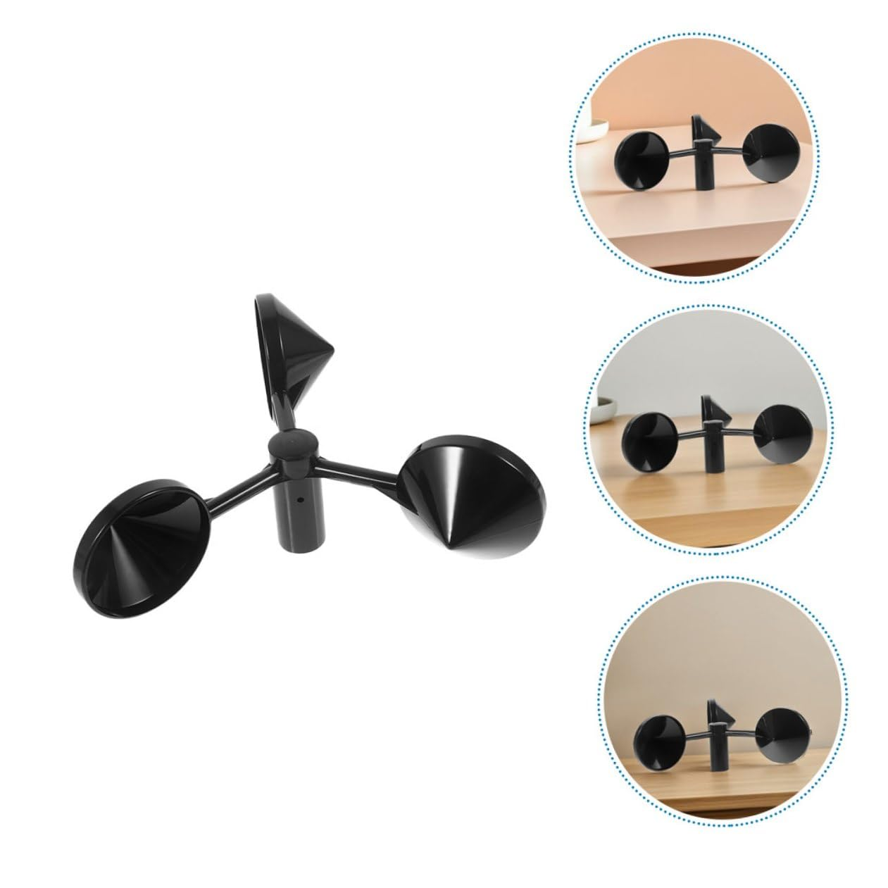 GALPADA 3Pcs Replacement Anemometer Cups for Handheld Wind Speed Accurate Outdoor Wind Measurement Accessories for Meteorological Observations image number 4