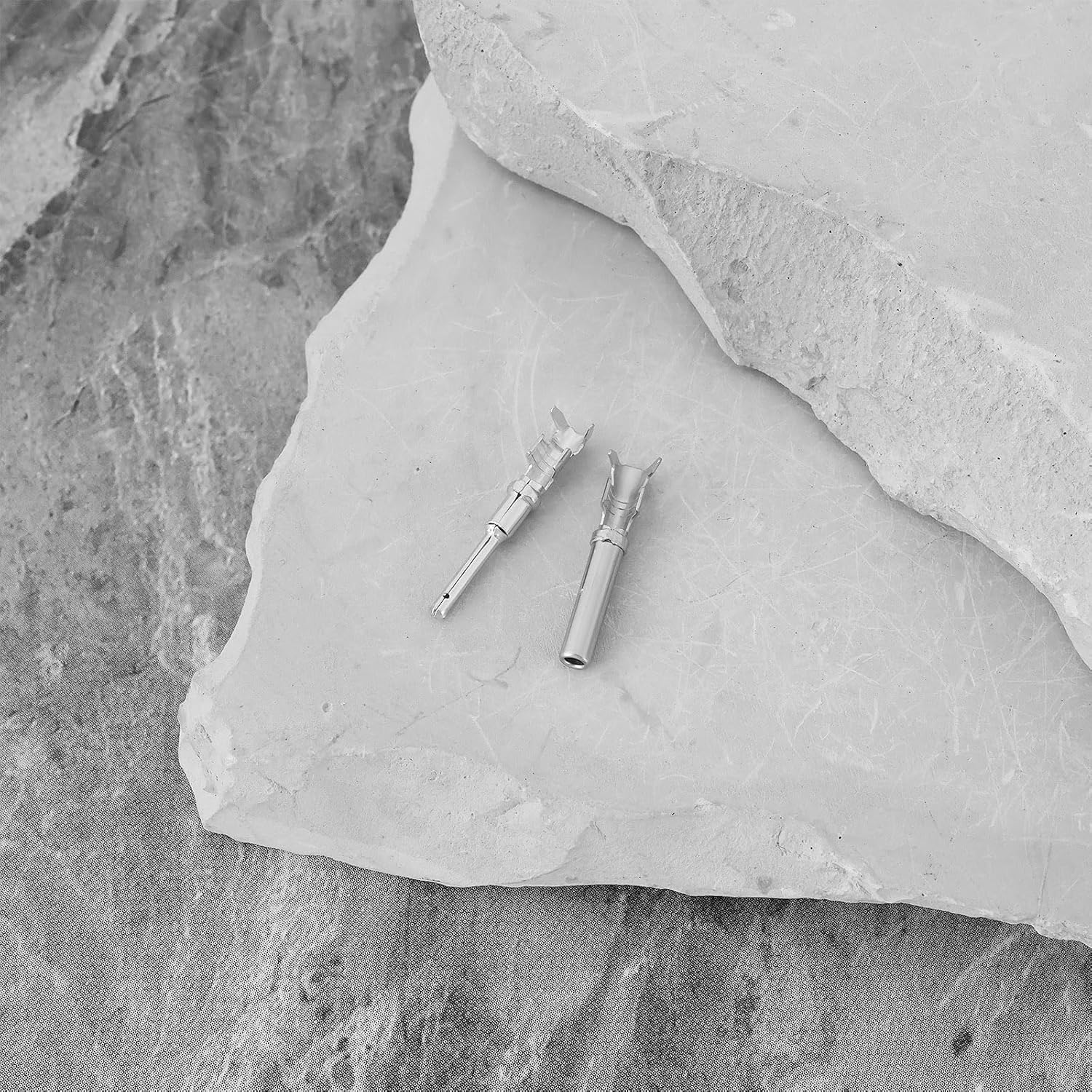 YINETTECH 20PCS Crimp Terminals for DT Series Connector Male Female Terminals Compatible with Deutsch Electrical Wiring Plugs image number 2