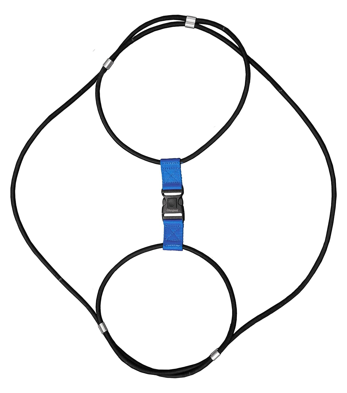 Encased Extra Large Trash Can Lock for Animals/Raccoons, Bungee Cord Heavy Duty Extra Large Outdoor Garbage Lid Lock (Fits 50-96 Gallon Trash Can) image number 1