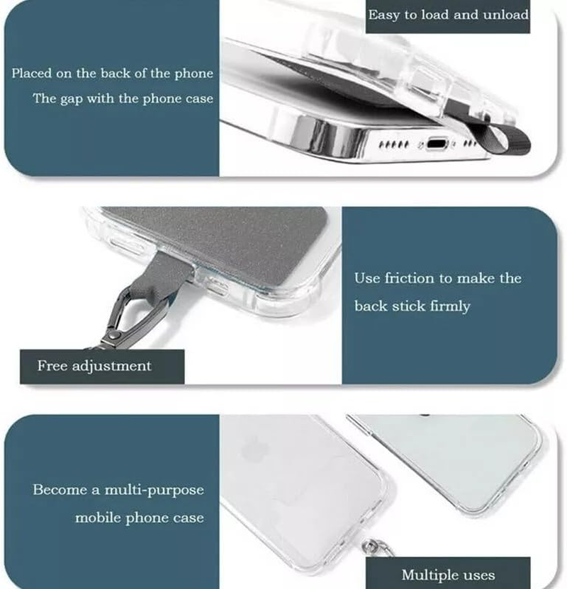 Tootoo Universal Mobile Phone Lanyard Adjustable Hanging Neck Strap with Patch image number 3