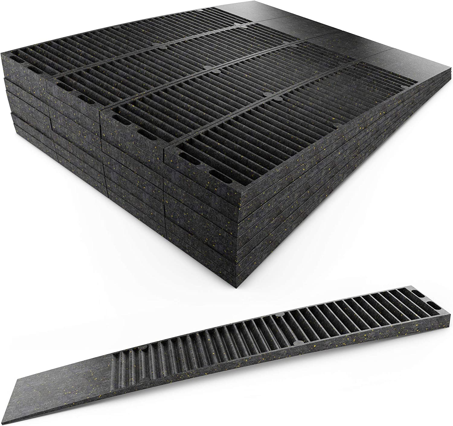 Pro Project Supplys Never-Rot 8 Inch Composite Shims 24 Pack. Home Improvement DIY Levelers Have Extreme Weight Capacity Are Weather Resistant Easy to Break & Perfect for Doors Windows & Sheds. image number 2