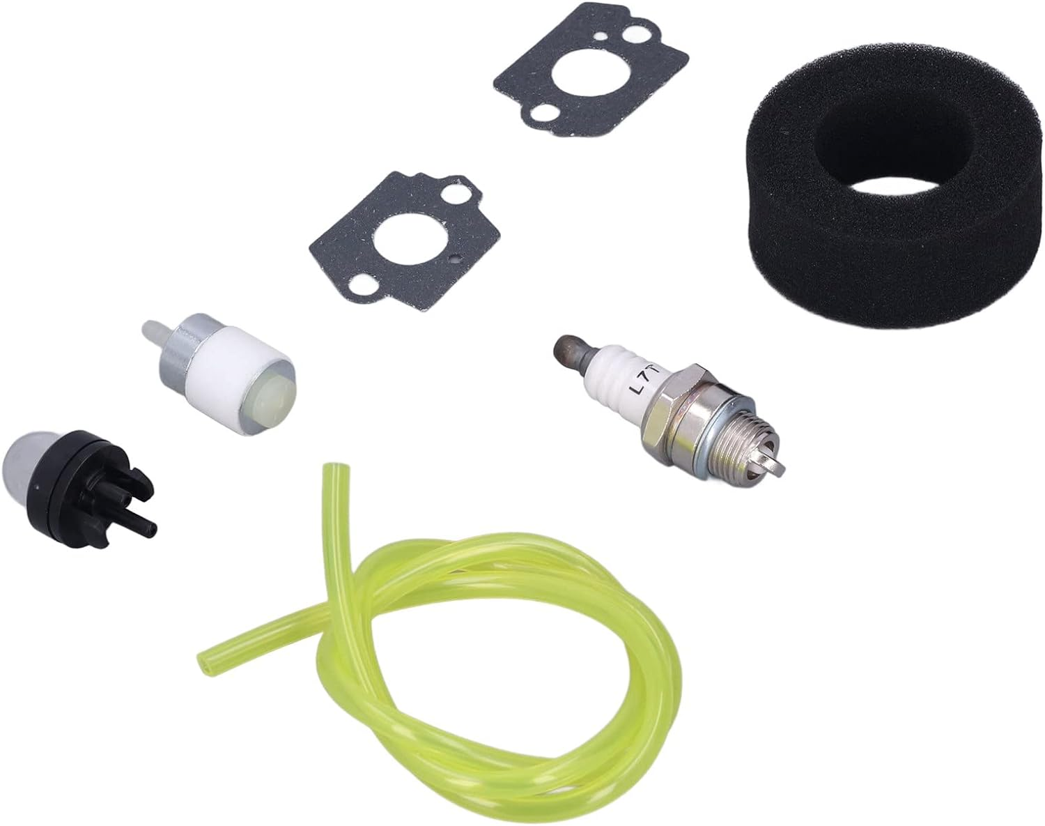 Trimmer Tune up Kit for Bolens BL410 BL100 BL150 BL250, Engine Maintenance Set with Air Filter, Fuel Line, Bulb, Spark Plug, Carburetor Gaskets image number 5