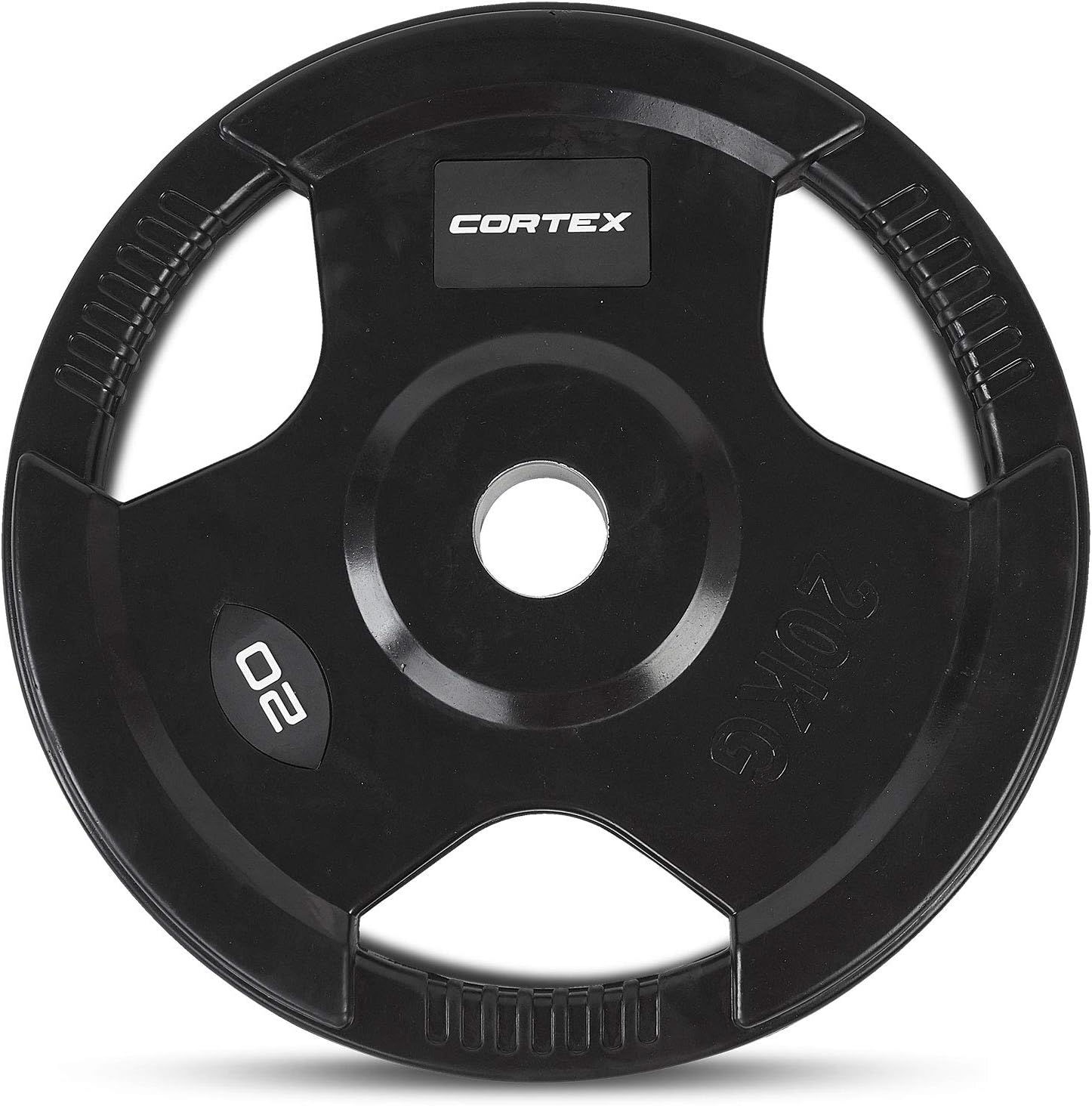 Cortex Olympic Tri-Grip 20Kg Plate (Single) Weight Lifting Weight Plate Bars Home Gym Set