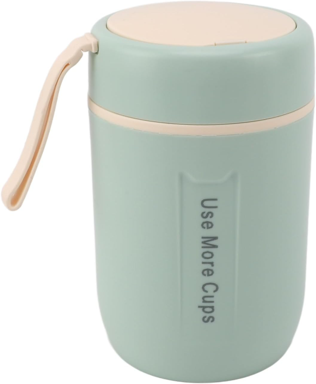 Insulated Food Jar, 600Ml Stainless Steel Soup Thermo Leakproof Insulated Food Container Portable Vacuum Insulated Kids Food Jar with Folding Spoon for School Office Picnic image number 6