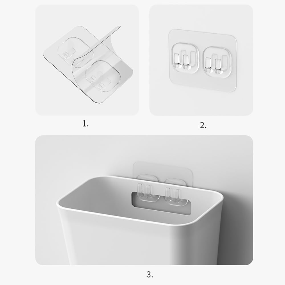 Tongke 5 Pack Kitchen Cabinet Door Storage Box, Wall Mount Storage Organizer Containers, Multi-Purpose Kitchen Organization System image number 2