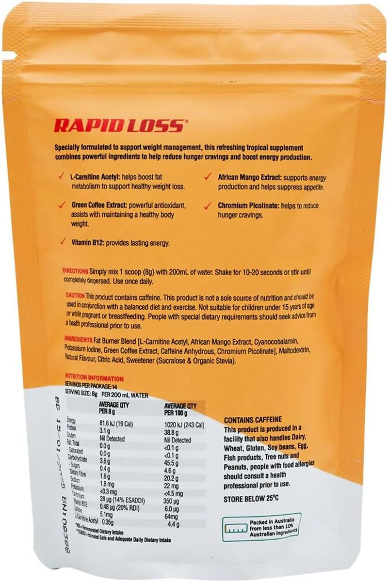 Rapid Loss Hunger Control 112G