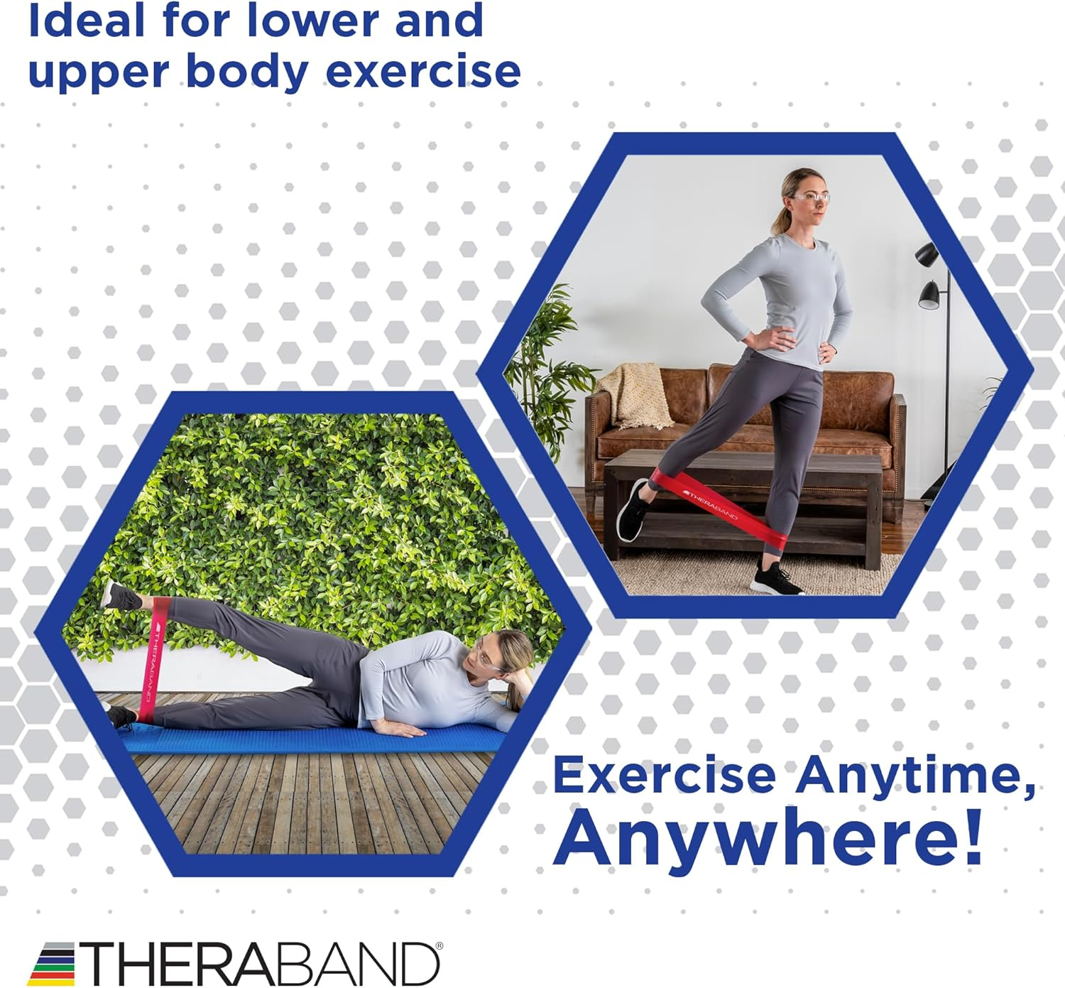 THERABAND Resistance Band Loop Set image number 1
