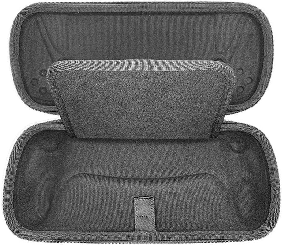 JOYSOG for Playstation Portal Case, Hard Carrying Case for Playstation Portal Handheld Console Storage Bag & Handheld Screen Protector, Black, Handbag+ 2*Screen Protector, for Playstation Portal