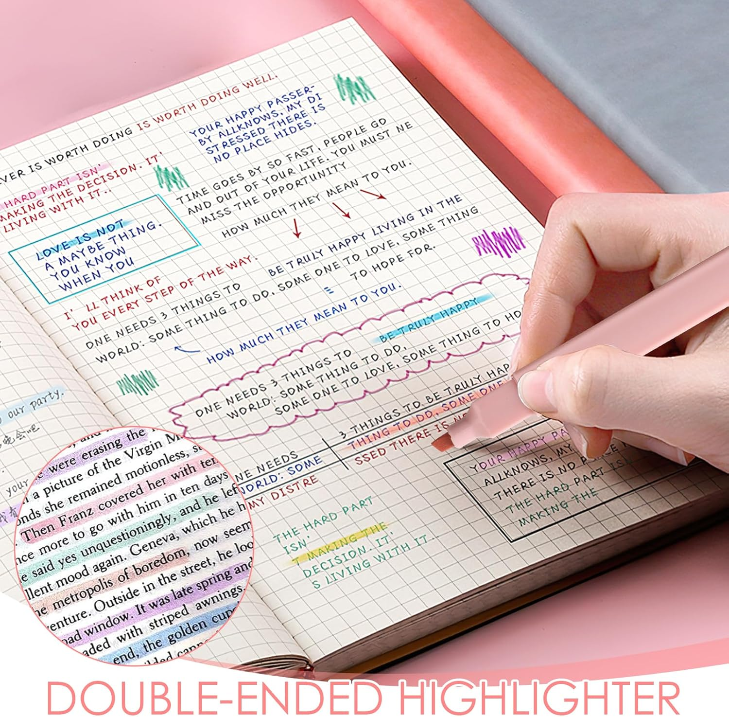 Coastalpure 12-Pack Pastel Highlighters Set - No-Bleed Dual Tip Bible Markers for Journaling, School & Office (12 Colors) - Quick-Dry, Smudge-Proof Aesthetic Pens image number 1