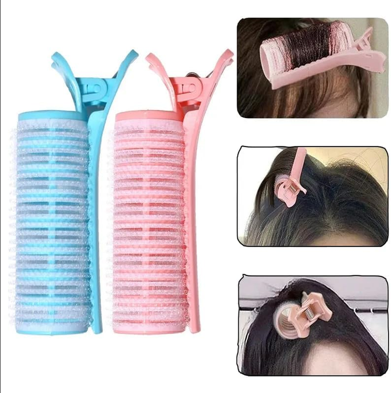 Hair Root Volume Clip Bangs Hair Roller Instant Rooting Clips, 4Pcs Volumizing Curling Hair-Clips, Hair Curler Instant Curly Hair Rooting Clip, Volumizing Root Clips for Curling image number 3