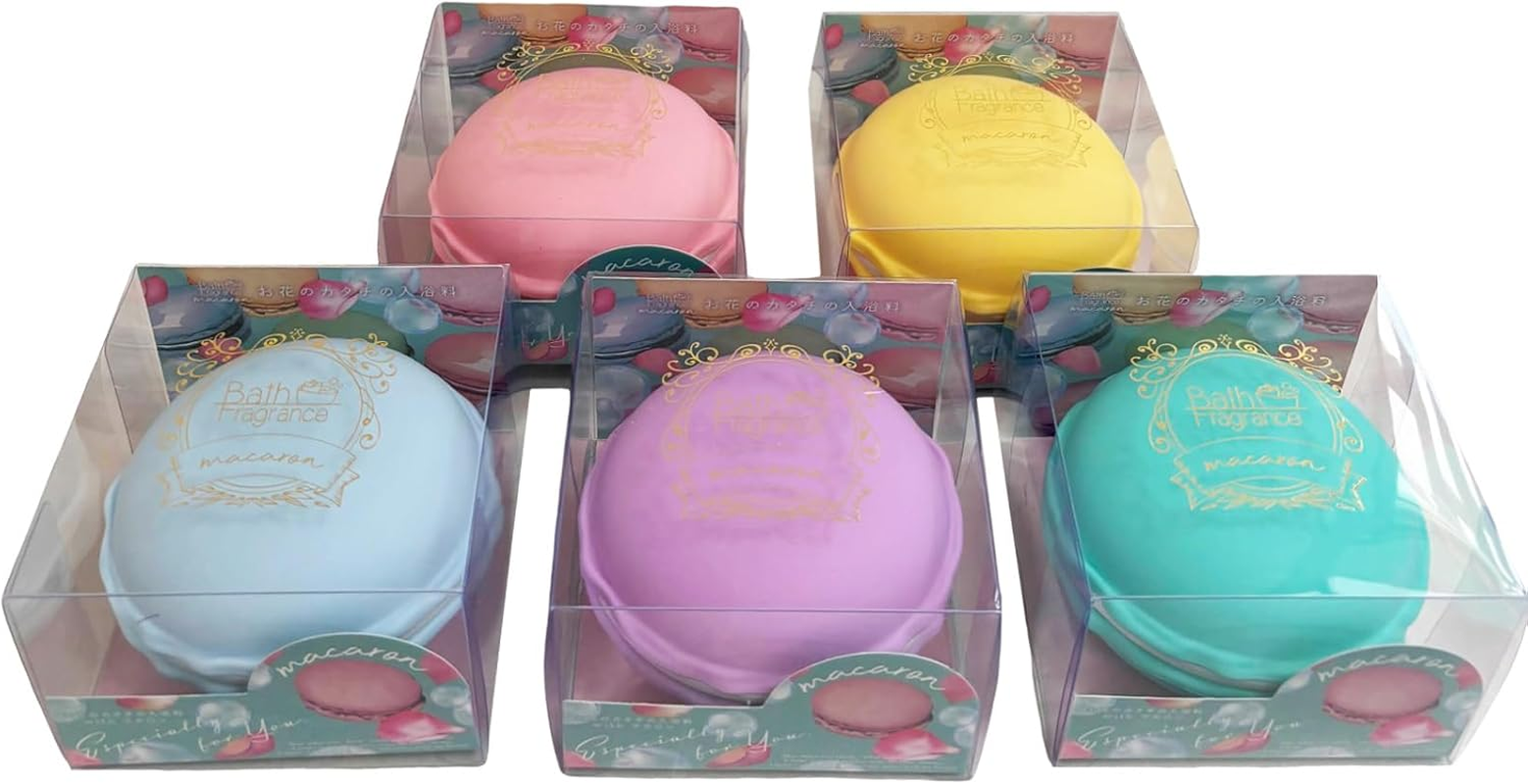 Q-FLA 815270 Soapflower Bath Solution, Macaron Bath Fragrance, Peach Pink, Gift image number 5