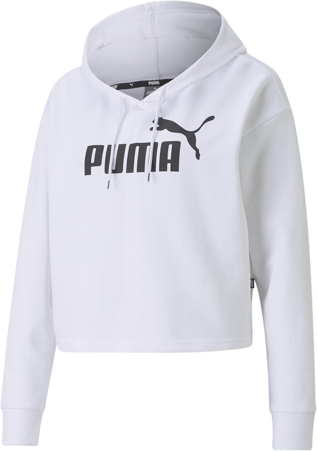 PUMA Women'S Essential Cropped Logo Hoodie image number 4