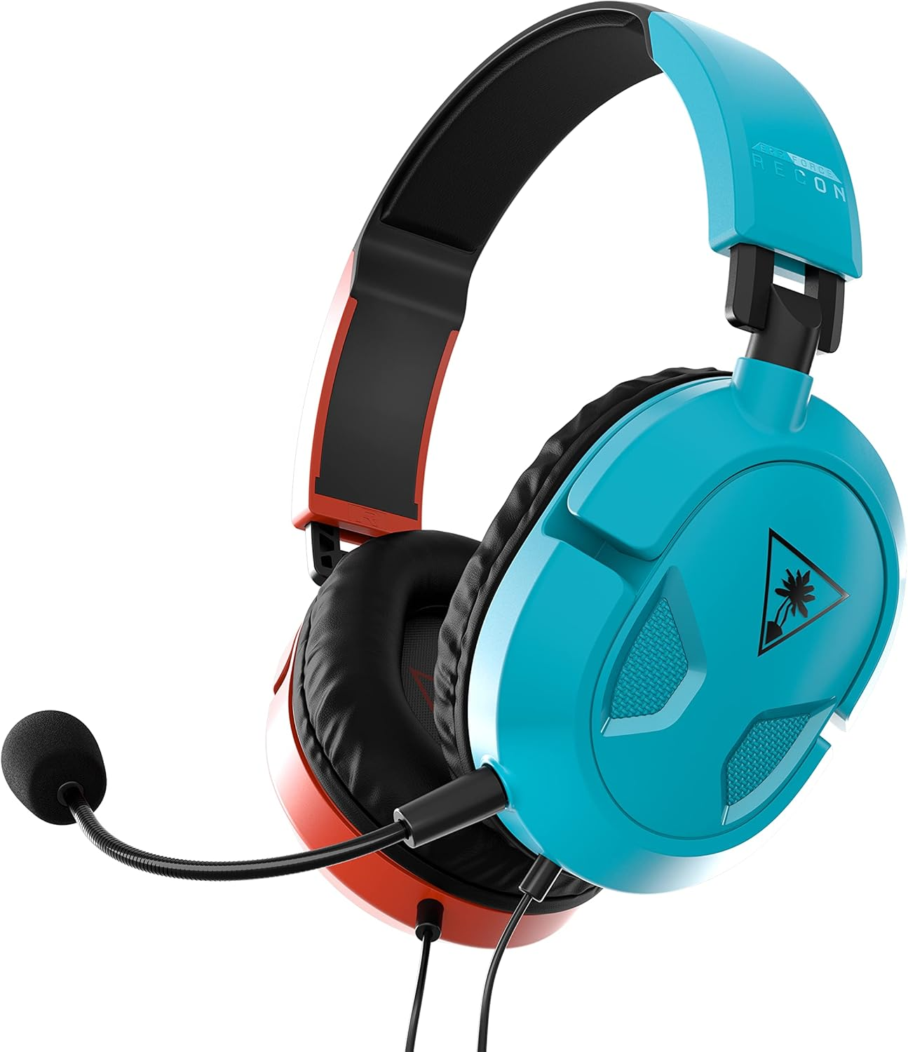 Turtle Beach Recon 50 Red/Blue Gaming Headset &ndash;Xbox Series X, Xbox Series S, Xbox One, PS5, PS4, Playstation, Mobile & PC with 3.5Mm &ndash; Removable Mic, 40Mm Speakers - Red/Blue image number 1