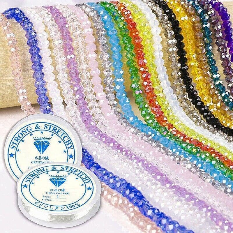 AIMALL Super Stretch Elastic Cord String Beading Crystal Line DIY Jewelry Bracelet Rope 0.6 MM image number 3
