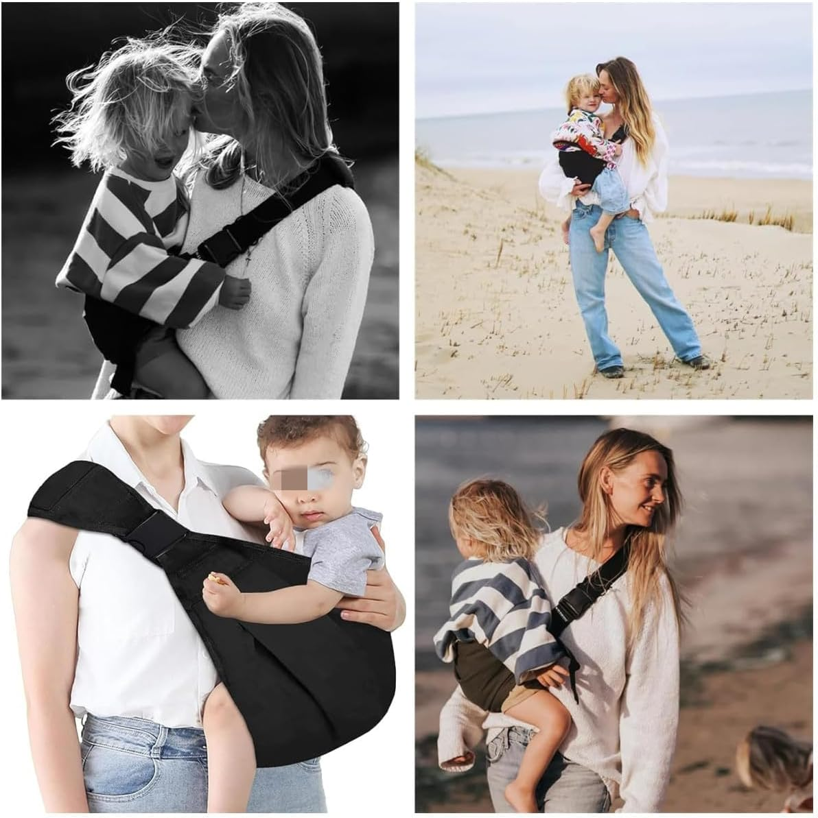 Baby Carrier Toddler，Portable Adjustable Upgraded Version Comfortable Toddler Carrier, Ergonomic Design, Travel Portable,Breathable and Comfortable, Suitable for Babies Weighing 10-45 Pounds image number 1