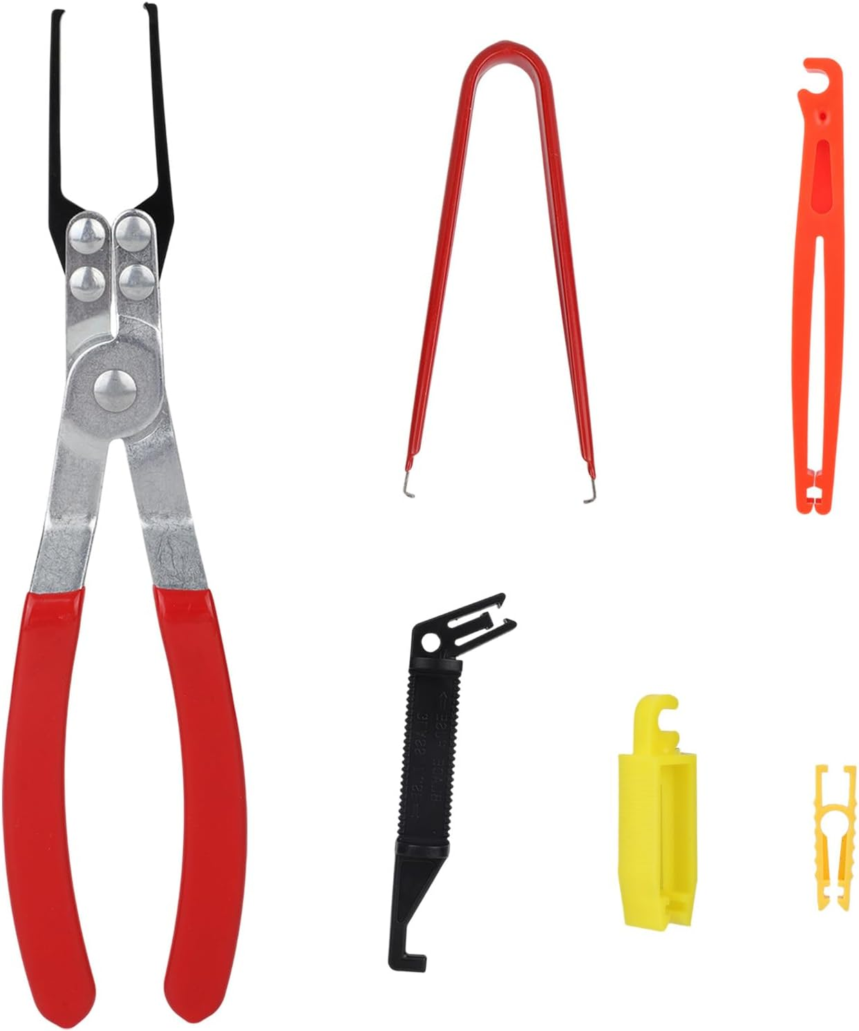 6 Pcs Relay and Fuse Removal Tool Set, Automotive Relay Puller Pliers & Fuse Puller Tool Car Electrical Disconnect Pliers for Car Motorcycle Truck Fuses Replacement