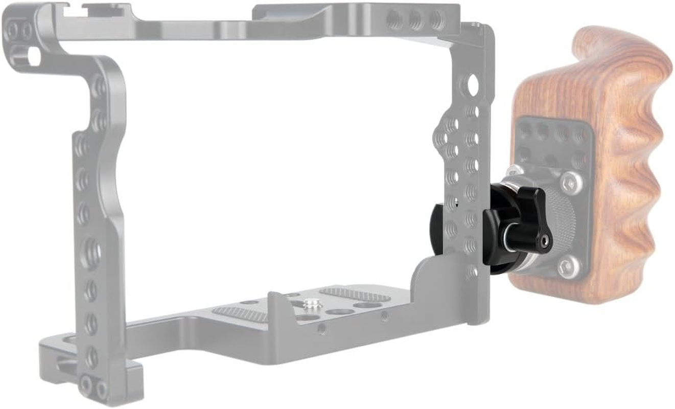 NICEYRIG NATO Clamp to ARRI Standard Rosette Mount Adapter (M6 Thread Diameter 31.8Mm) Applicable LED Video Light EVF Mount Quick Lock and Release image number 3