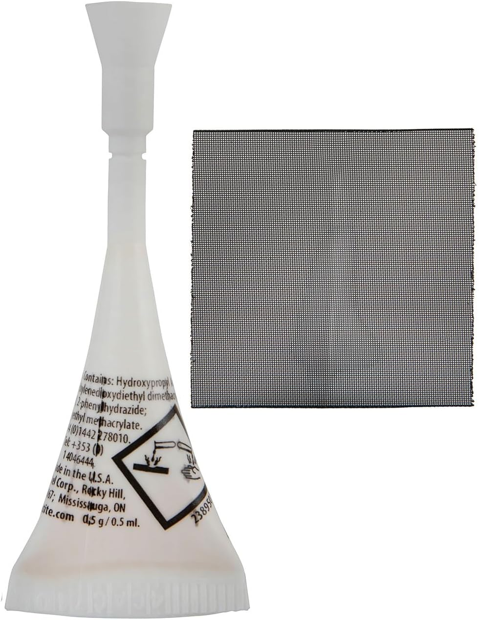 Loctite AA 3637 Rear View Mirror Adhesive | Permanent Bonding for Mirror Bracket to Windscreen | Fast-Setting, Includes Mesh for Buttons Greater than 34 X 22 Mm, 0.5 Ml image number 3