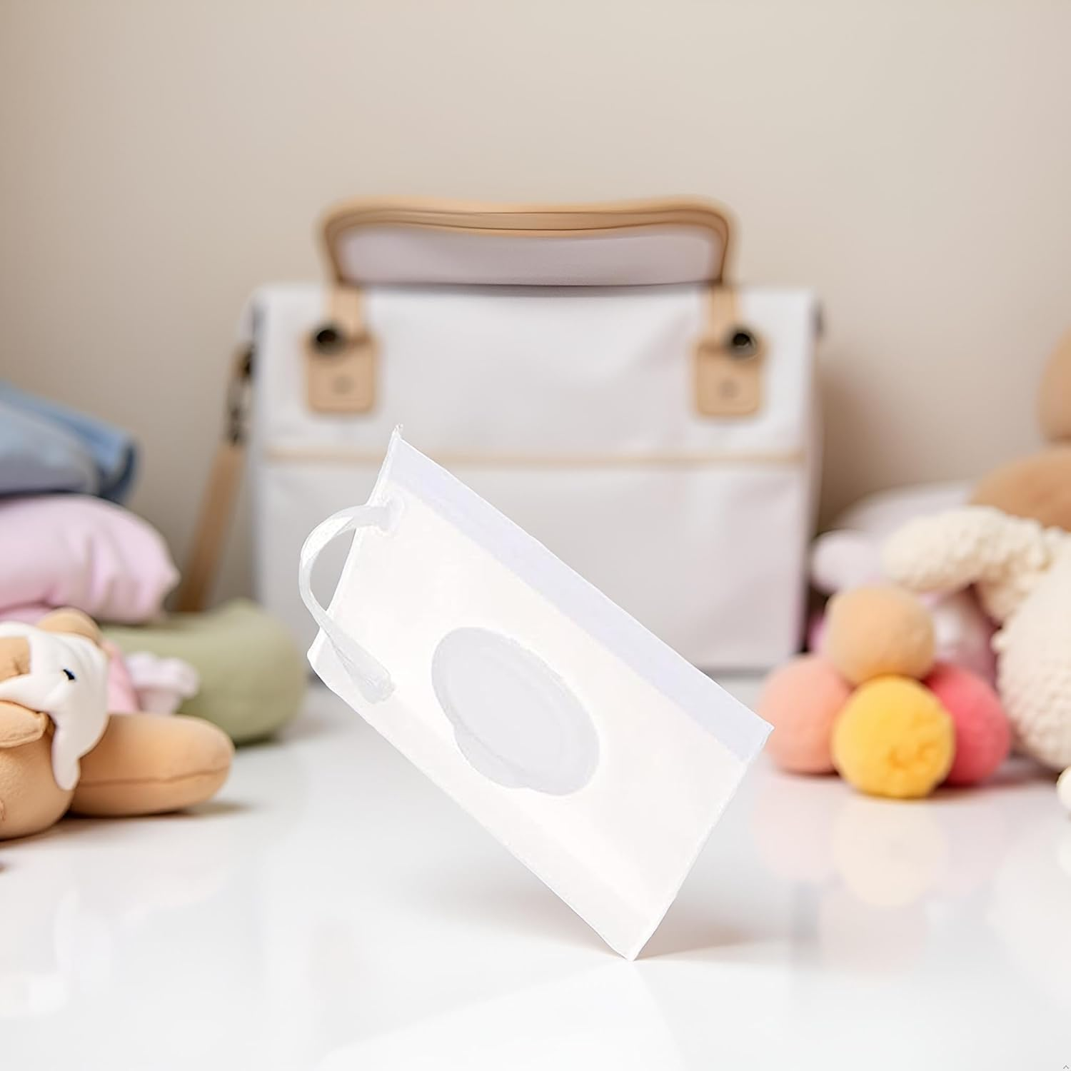 Baby Wipe Case Travel Holder Keeps Wipes Moist Set of Wet Wipes Holders Travel Wipes Case Cases Portable Travel on the Go Refillable Dispenser Container Waterproof Wipe Container with Sealed Zippe image number 1