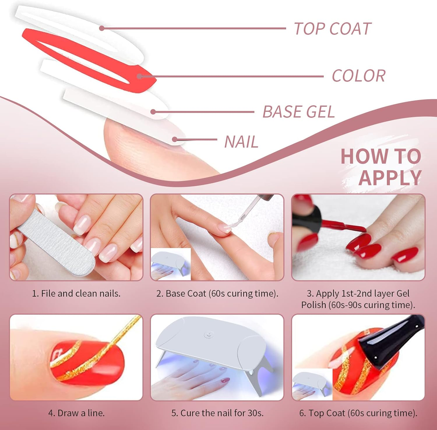 Vidarosa Gel Nail Liner Polish Pen UV LED Painting Gel Polish Set for 3D Nail Art DIY Nail Design Pull Line Pen Nail Drawing, Nail Painting Polish for Manicure Salon, 10ML, Classic Green