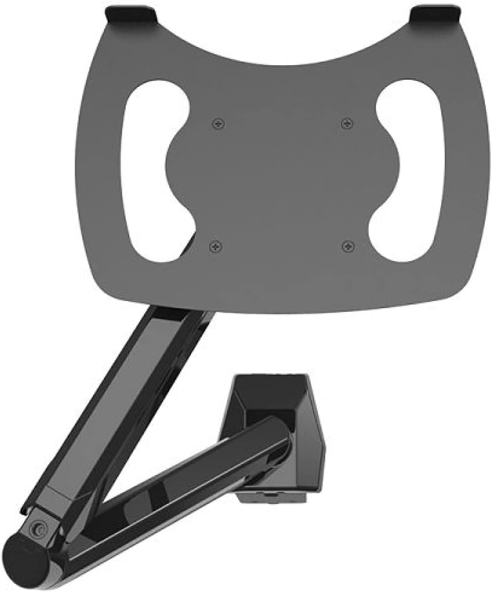 Acatana Single Computer Monitor Stand Arm Mount Desk with Laptop Tray Holder Adapter Bracket VESA 8Kg USB Audio Mic Ports Gas Spring Fits Laptops Notebooks image number 2