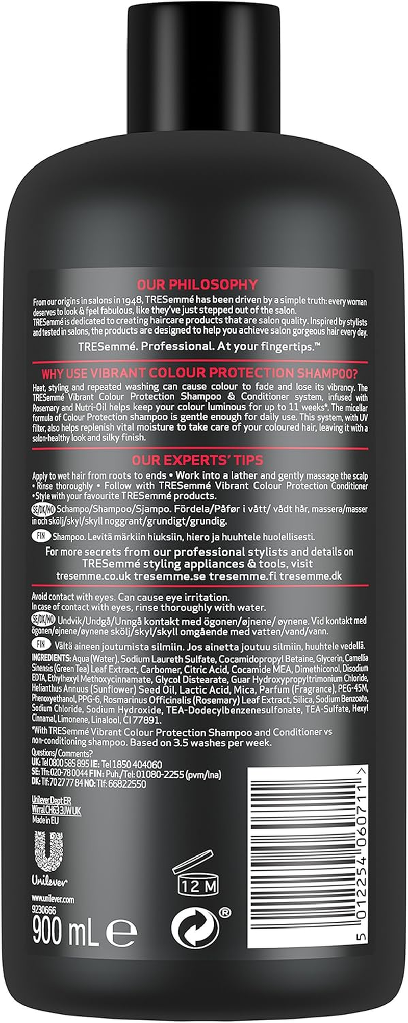 (Pack of 2) - Tresemme Colour Revitalise Fade Protection Shampoo 900Ml Pack of 2 image number 1