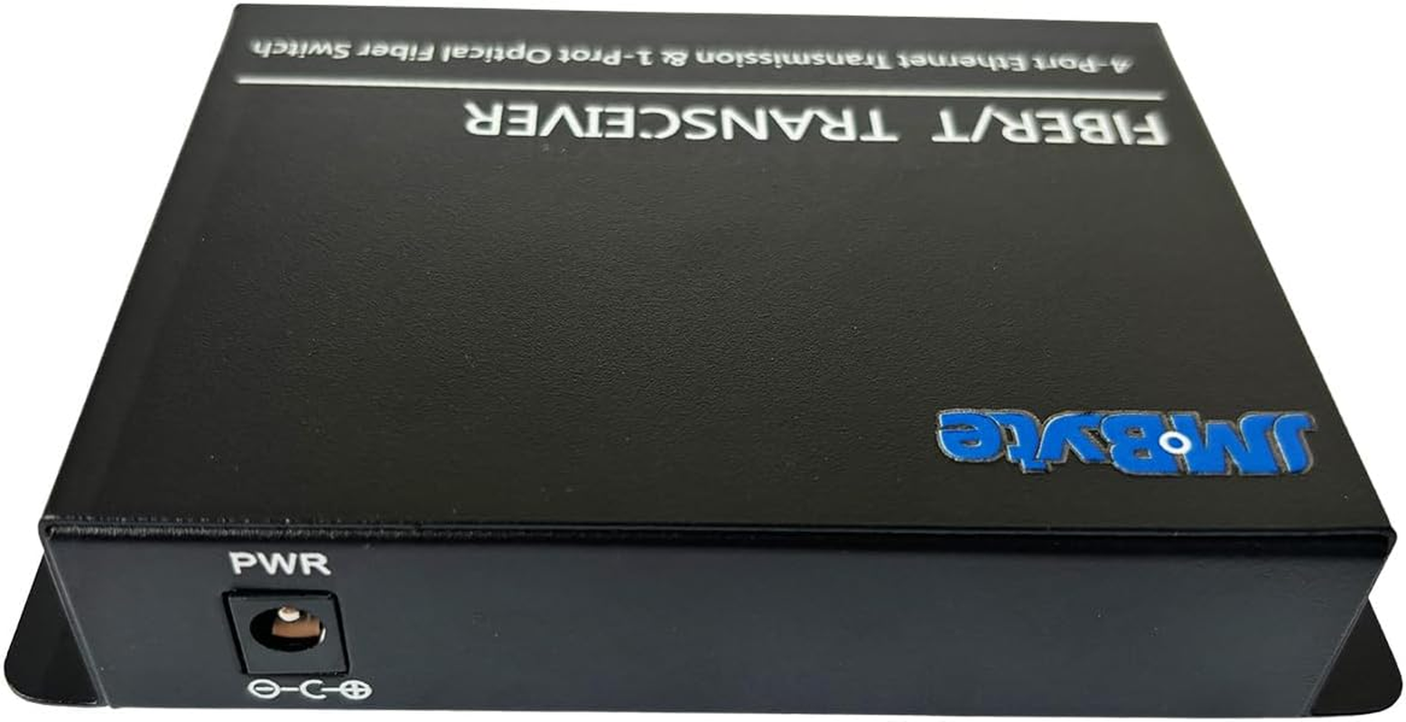 Jm-Byte Unmanaged Fiber Media Converter, Ethernet Switch, 4 &times; 10/100/1000Mbps RJ45 Ports, 1 Gigabit SFP Uplink, Auto-Mdi/Mdix, Plug & Play, No Configuration Required, Metal Casing (JM-CN2053-G) image number 6