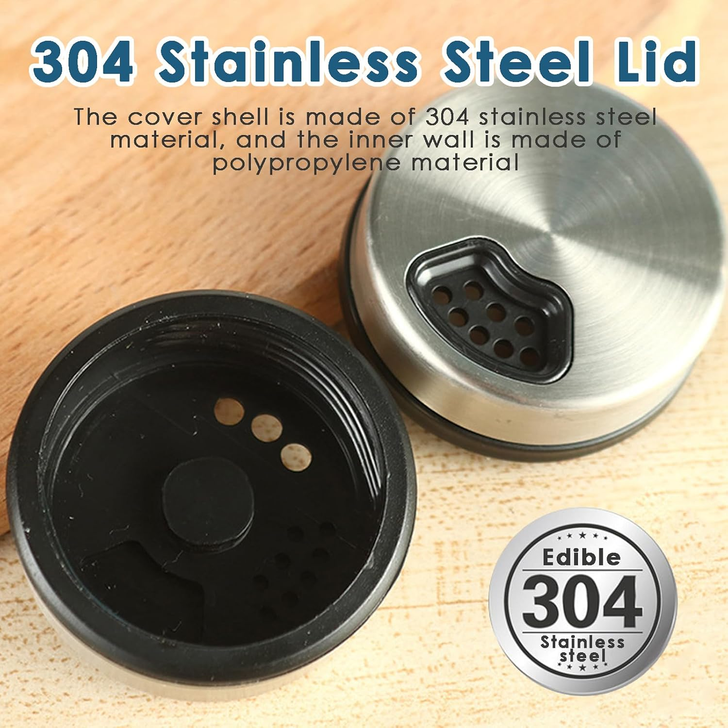 1 Salt Shaker, Salt Dispenser, Seasoning Shaker &ndash; 200Ml Heat-Resistant Glass Spice Jar with Adjustable Rotating Lid for Kitchen, Dining, or Decorative Use (Leak-Proof) image number 2