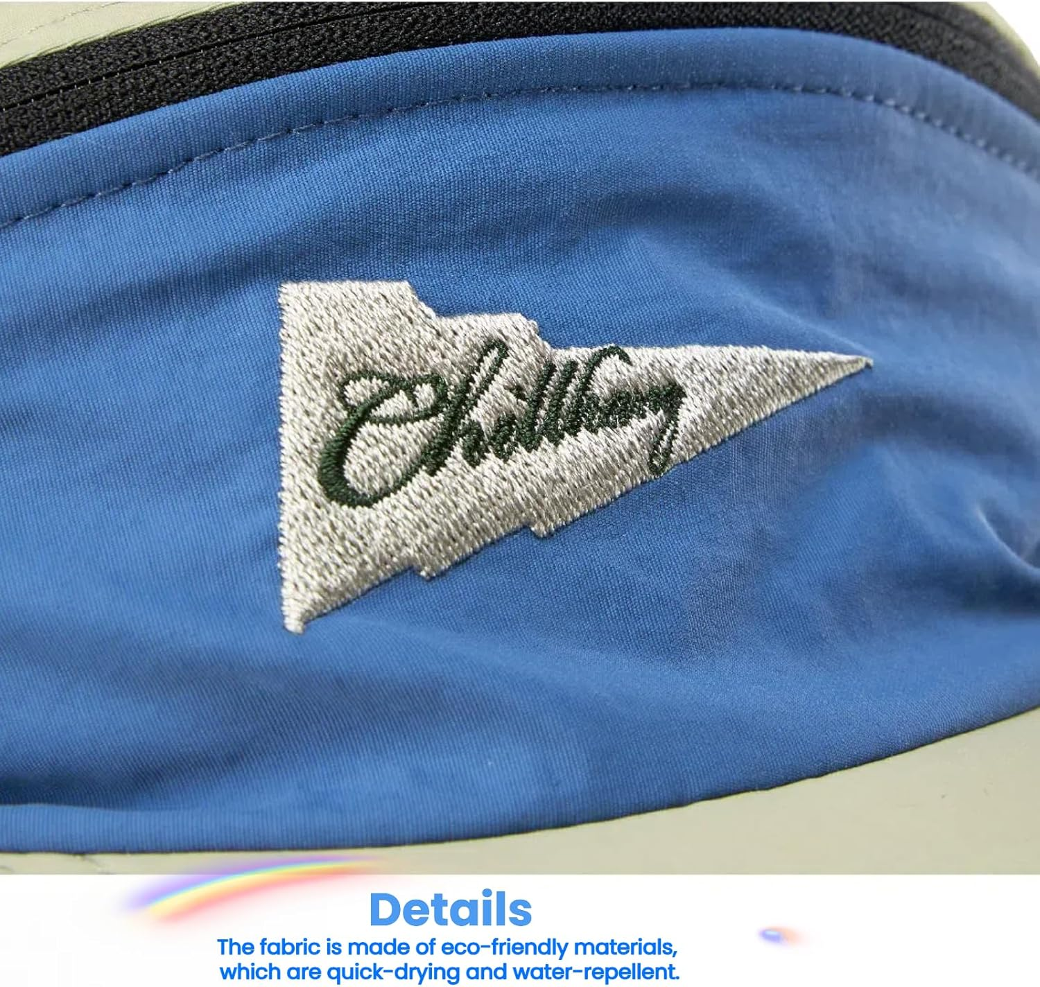 Vintage American Sports Quick-Dry Water-Repellent Cap with Detachable Two-Way Wear: Baseball & Sky Cap for Outdoor Surfing - Versatile, Stylish image number 4