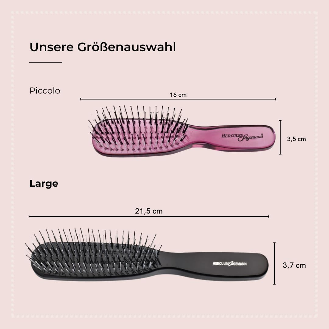 Hercules S&auml;gemann NYH Scalp Brush 8203 Pink Pack of 1 image number 2