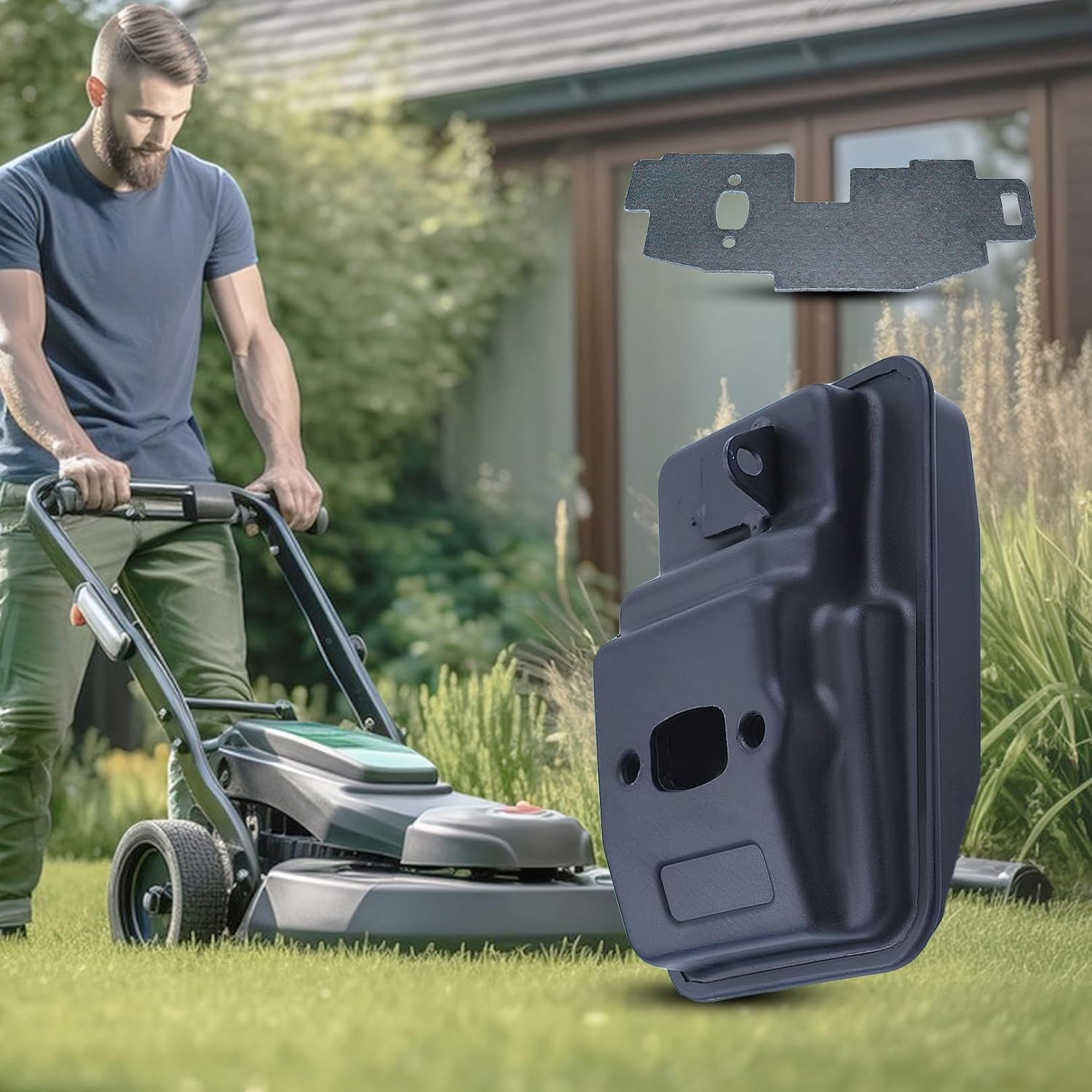 AUMEL Exhaust Muffler with Gasket Kit for Stihl FS75 FC75 FS80 FS85 Trimmer 4137-140-0603. image number 6