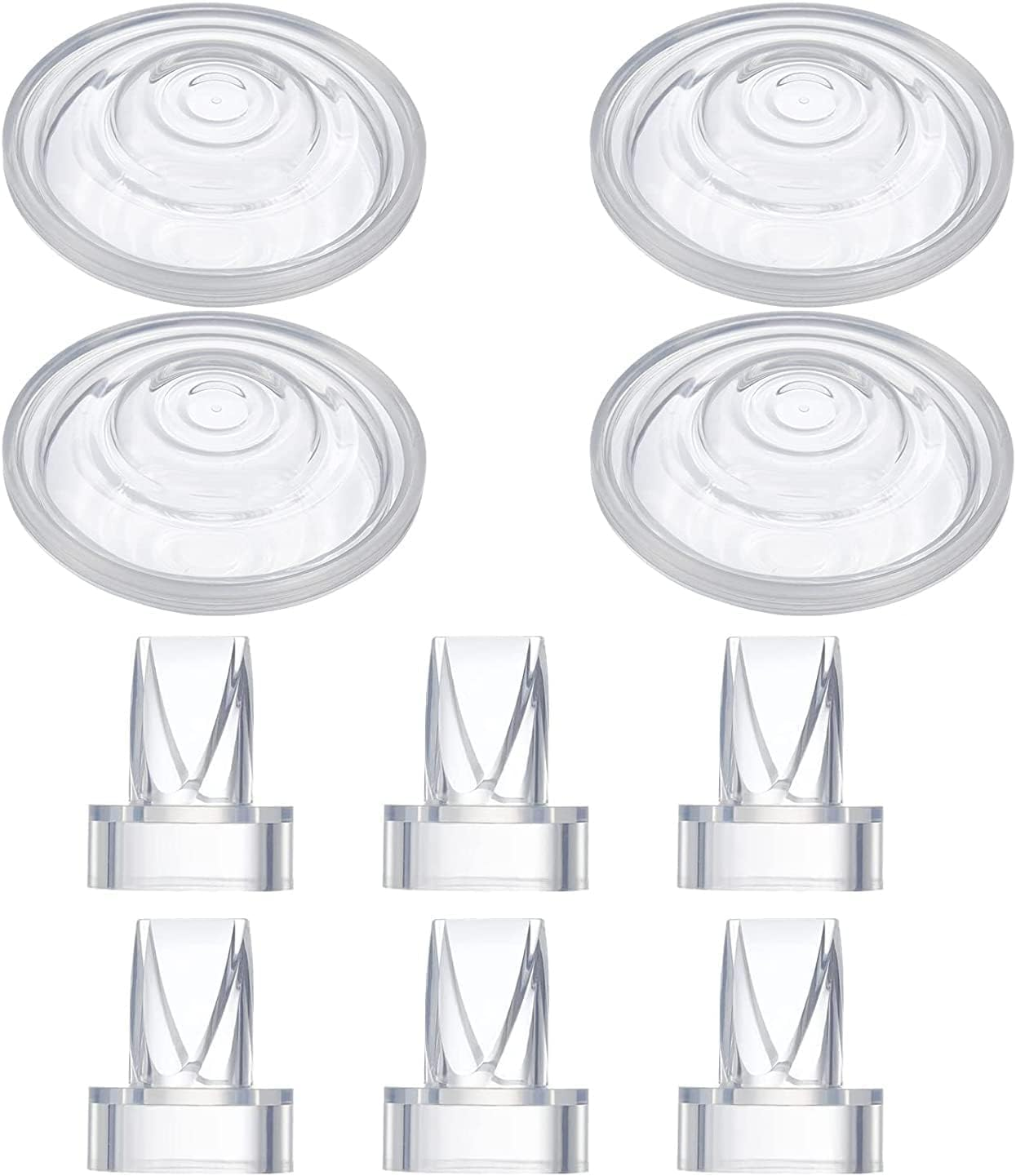 Duckbill Valve and Silicone Diaphragm,Compatible with Momcozys9/S12/S9Pro/S12Pro/Tsrete，Pump Parts/Accessories (10 Piece Set) image number 2