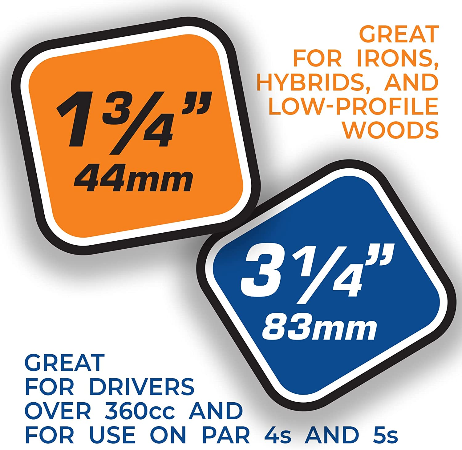 Champ Zarma Flytee My Hite 3-1/4" & 1-3/4" Combo Pack - Blue Stripes image number 2