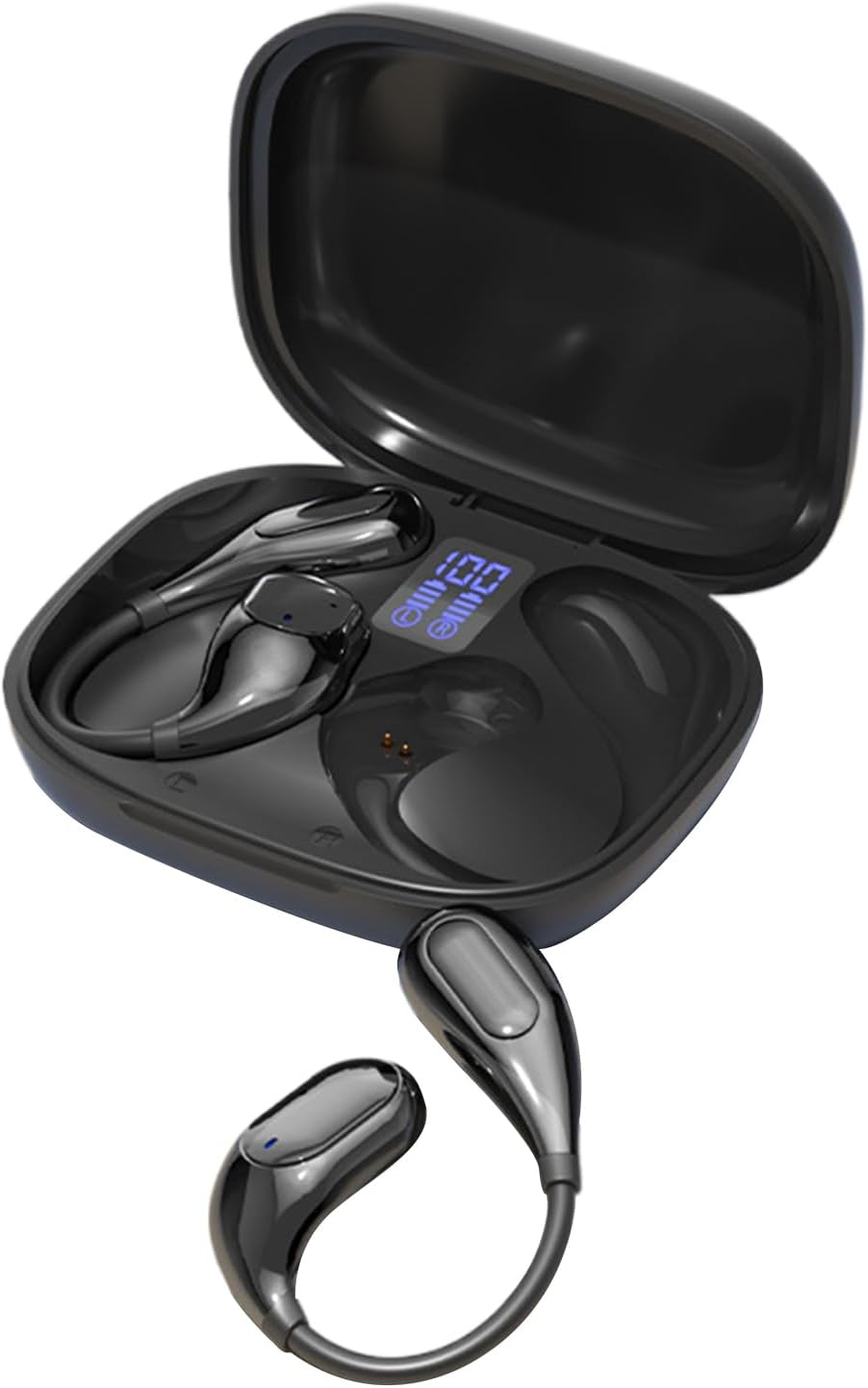 Wireless Headphones - Sports over Ear Earbuds,Long Playtime Earphone for Motorcycle Airplane Cycling Workout Game Travel Running Gym image number 6