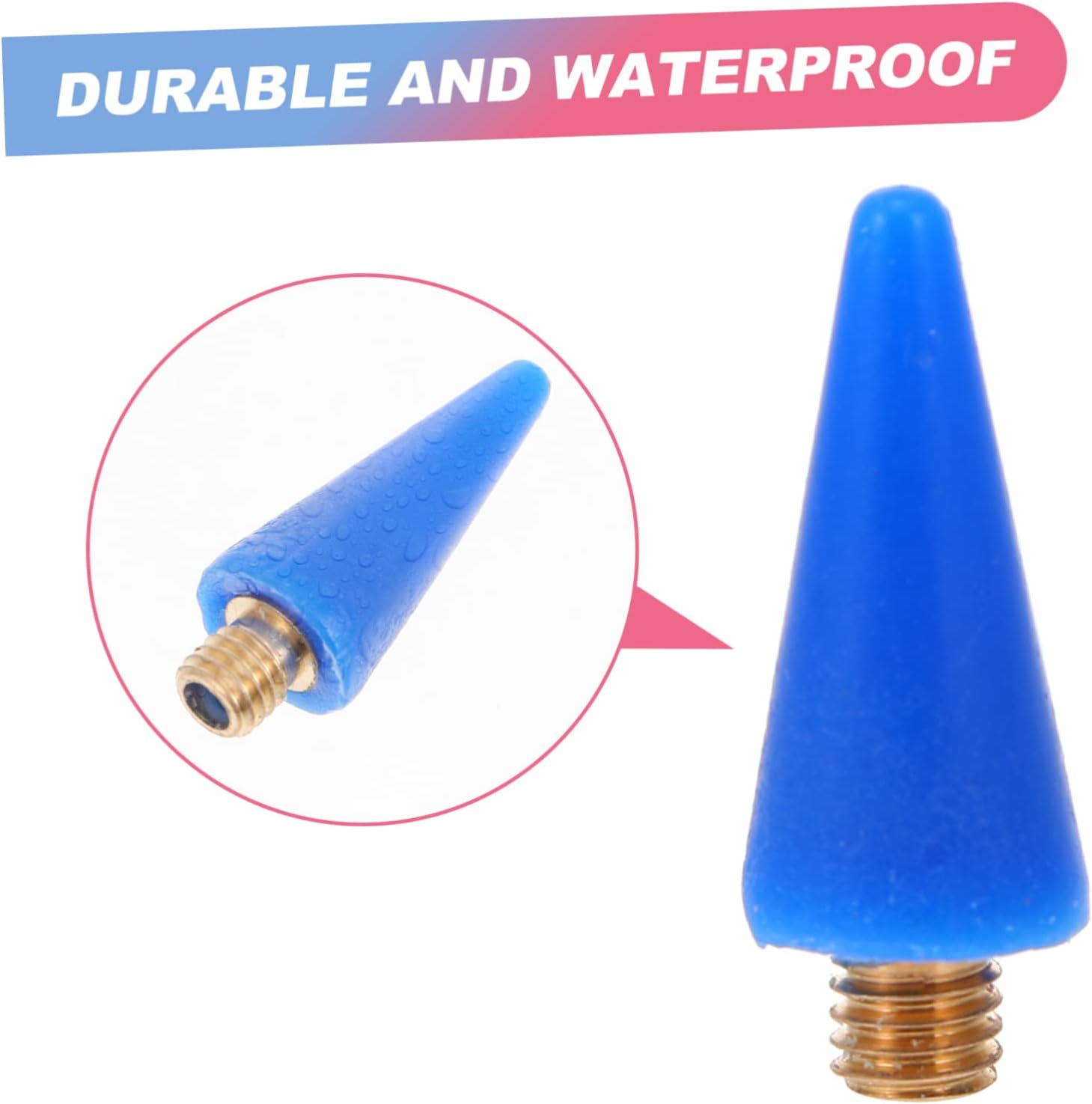 MOTHNUR 12Pcs Wax Replacement Tips for Rhinestone Picker Nail Dotting Pen Multi-Color White Black Yellow Blue Pink Green Easy to Install for Diy Nail Art image number 4