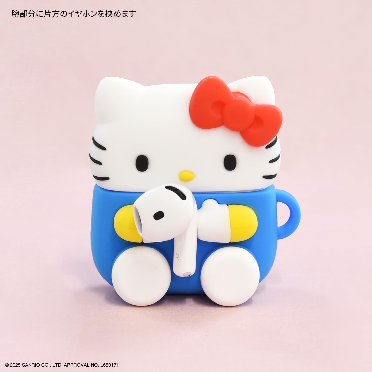 Gourmandies SANG-496KT Silicone Case for Sanrio Characters Airpods 4 Hello Kitty image number 6