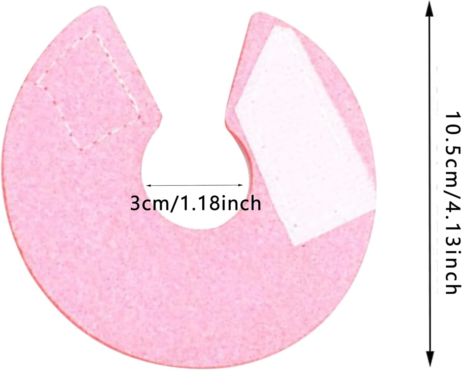 Fokmuaex Microfiber Leather Bird Collar - Soft Anti-Biting Neck Protector for Parrots & Pet Birds, Adjustable Comfortable Elizabethan Collar(1Pcs) image number 6