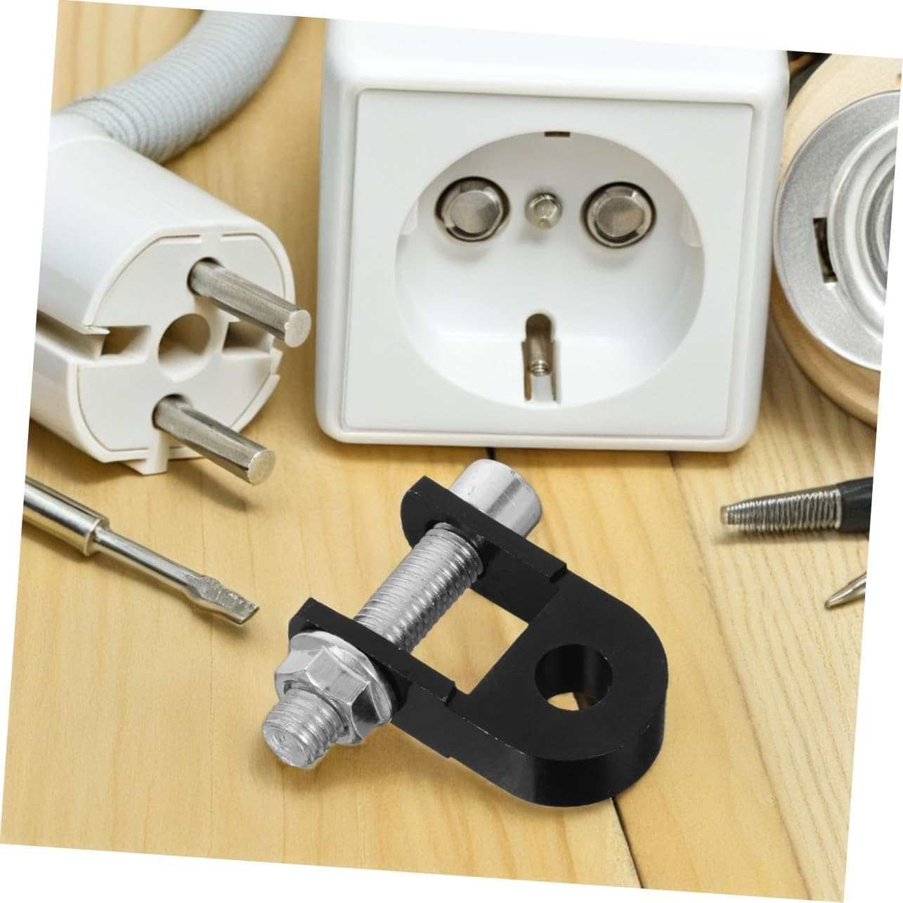 Ipetboom 1 Pair Motorcycle Shock Absorbers Riser Durable Height Extension for Motorcycles Electric Scooters Reduces Vibration Increases Suspension Travel Easy Installation Black - Silver image number 7