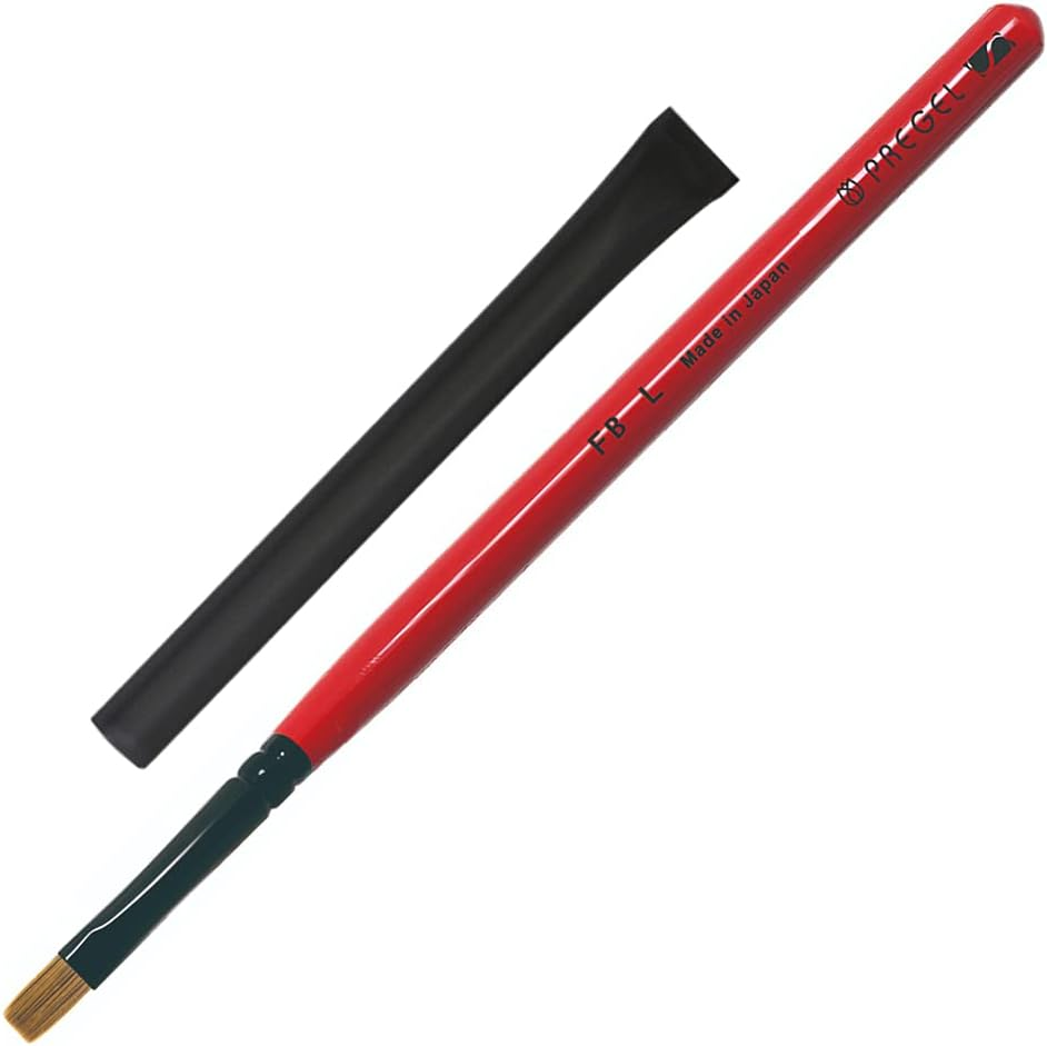 Pregel Gel Nail Square L Flat Brush