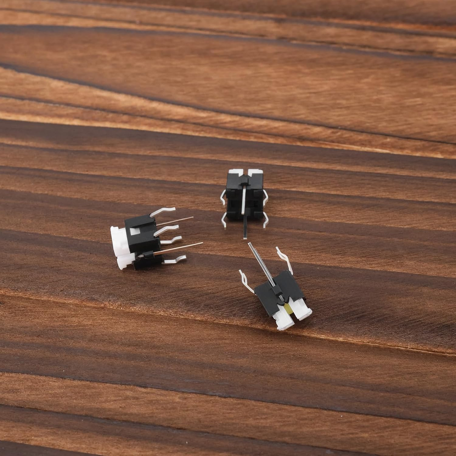 Be in Your Mind 20Pcs Power Switch Button 6Pin Push Button Tactile Momentary Switch for Game Buttons Instruments Computers 6X6X7.2Mm(Red Light Blue Light Yellow Light White Light Emerald Green Light) image number 6