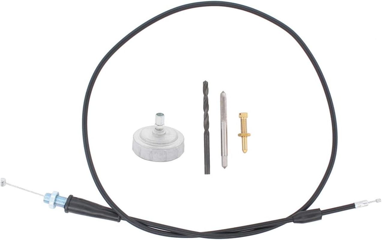 MOTOKU Throttle Cable and Carb Cap and Idle Adjuster Screw Tors Removal Eliminator Kit for Yamaha YFS200 Blaster 200 image number 2