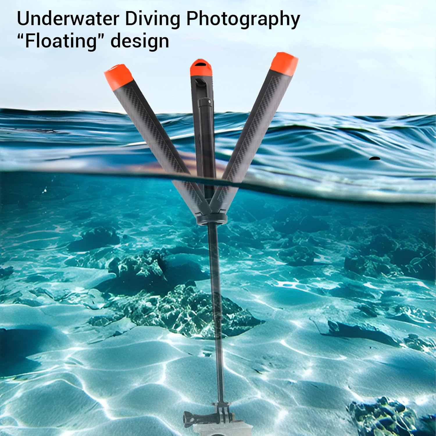 4 in 1 Floating Selfie Stick Handheld Tripod Extendable Underwater Monopod for Action 5 Pro 4 3 for X4 X3 Ace Pro 2 image number 2