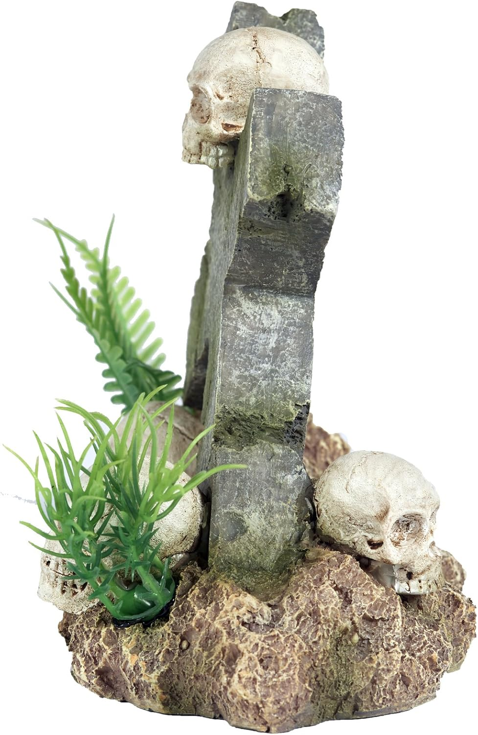 Pet Tings Cross and Skulls Aquatic Ornament - Aquarium Decoration - Vivarium Decoration image number 2