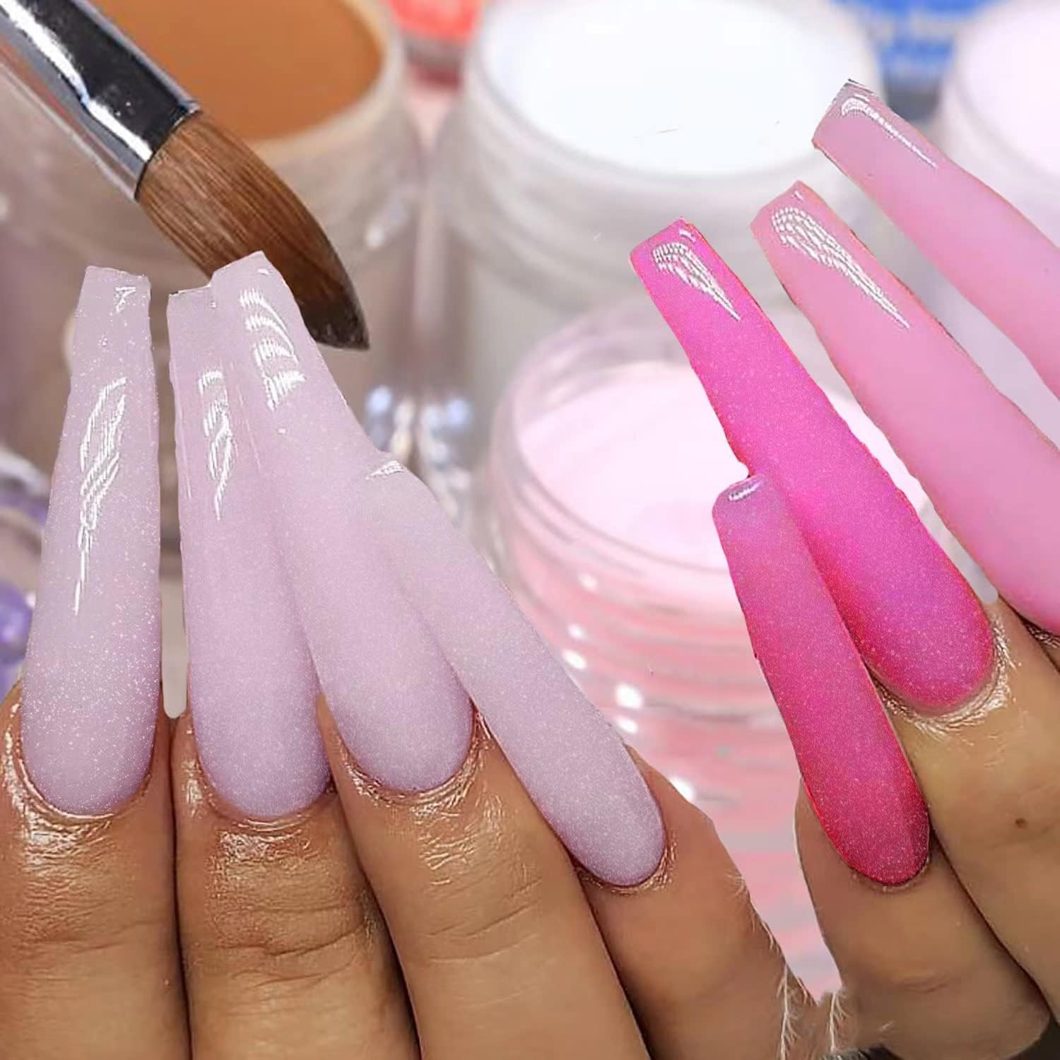 MAGIC ARMOR Acrylic Nail Kit - Professional Liquid & Powder Set with Brush Tips for Beginners image number 1