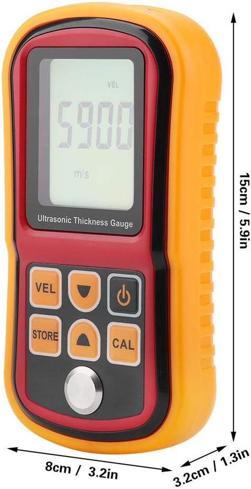 LCD Digital Ultrasonic Thickness GM100 High Precision 1.2-220Mm Steel Width Testing Monitor image number 4