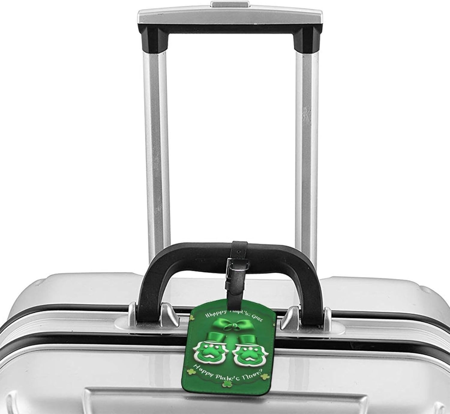 Happy St. Patrick'S Day Print Elegant Tag Stylish Tag Luggage Tag 4.3 X 2.76 Inch for Suitcases Travel Bags